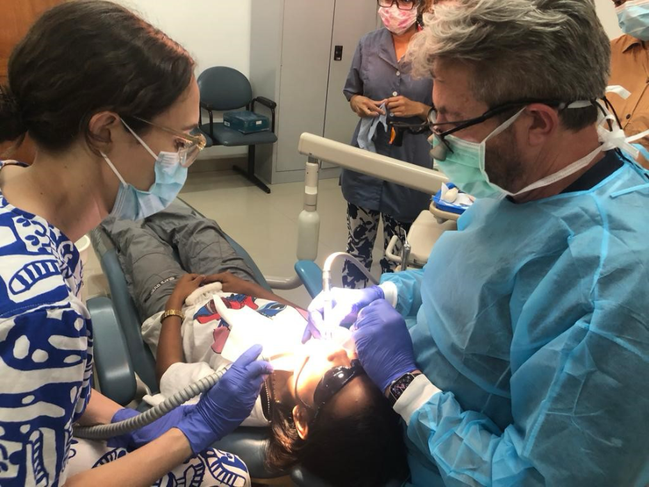 Dr Malcolm Campbell and daughter Dr Maddison Campbell Balibo Dental Clinic