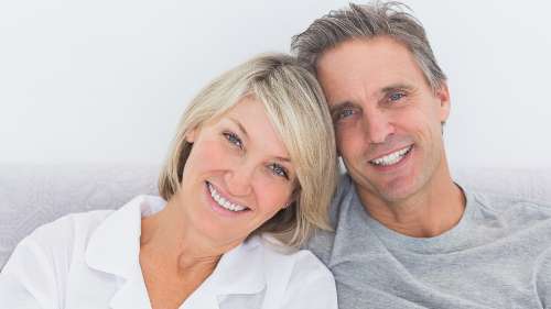 brisbane man and woman smiling