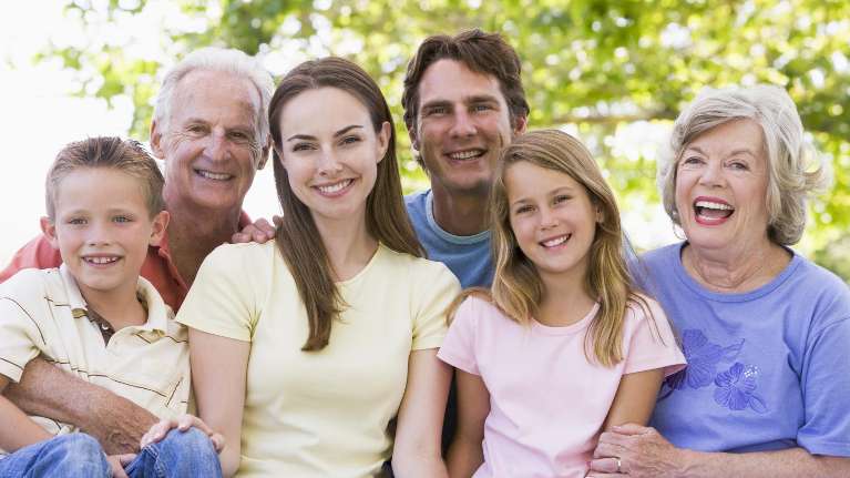 multi generational family