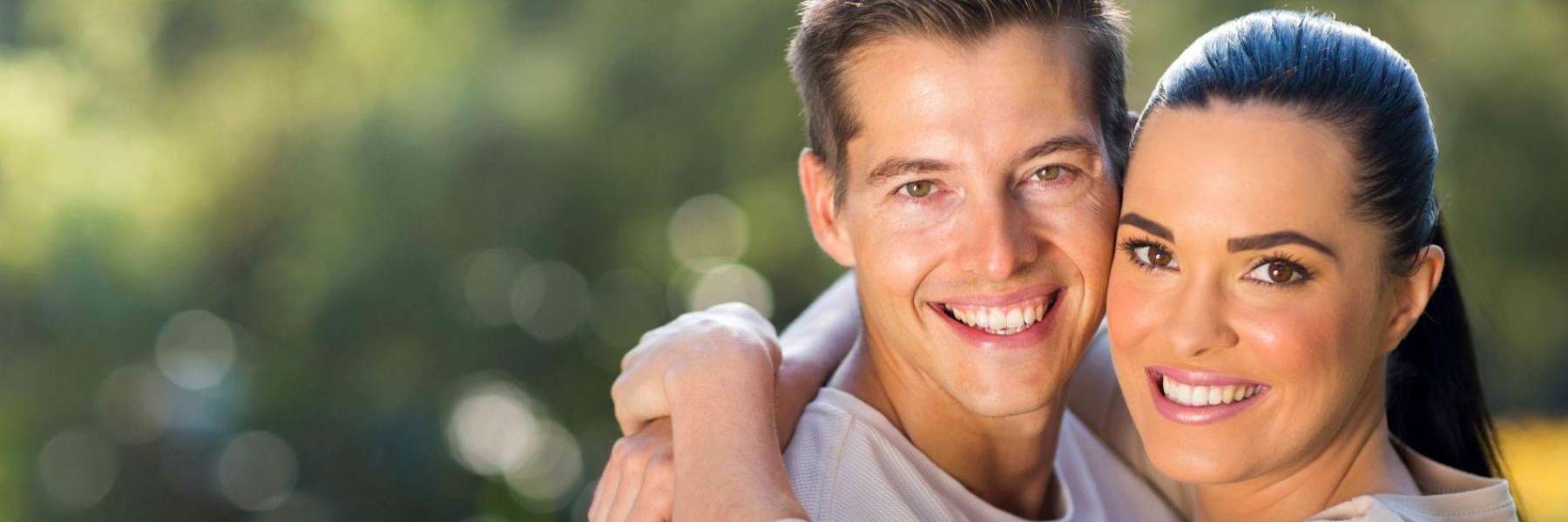 brisbane man and woman smiling