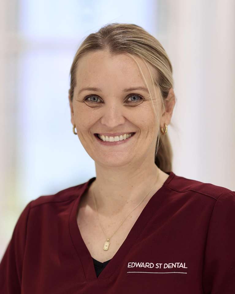 Headshot of dental hygienist at dentist in Brisbane CBD